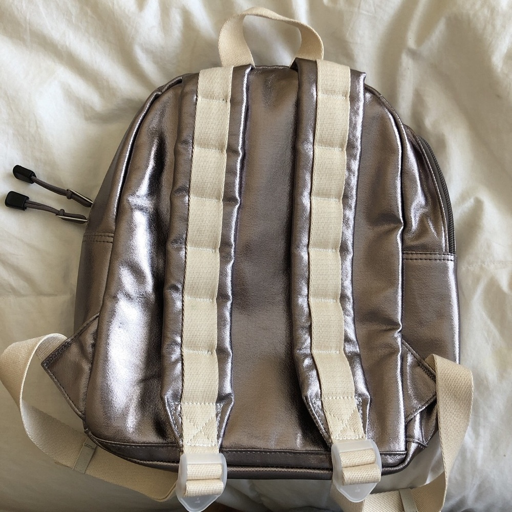 Metallic small backpack - Picture 3 of 4